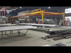 Linha de revestimento em pó para perfis de alumínio de vários tamanhos