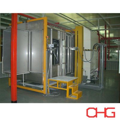 Bom preço Linha de produção automática de revestimento em pó para peças de automóveis com unidade de controlo PLC e equipamento de pulverização avançado de pré-tratamento on-line