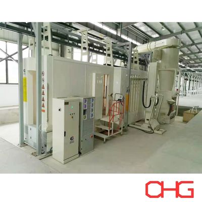 Aço inoxidável PVC aço carbono pó de revestimento Spray Booth para linha de produção de revestimento
