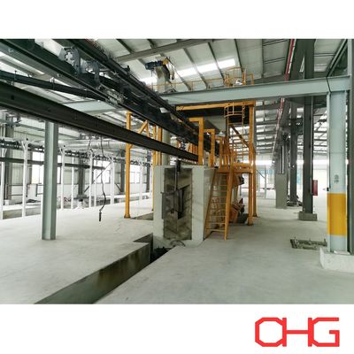 Bom preço Sistema de revestimento da linha de produção de revestimento por pó eletrostático on-line