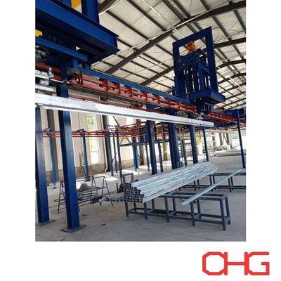 Bom preço Peças estruturais personalizadas não olham para além da nossa linha de produção de revestimento de pó superior com sistema de transporte aéreo on-line