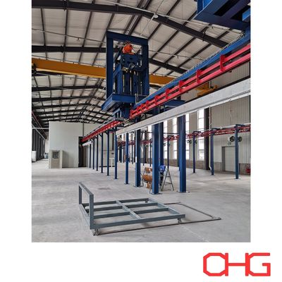 Bom preço Dados técnicos Sistema de transportador aéreo personalizado para peças estruturais na linha profissional de revestimento em pó on-line