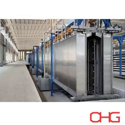 Bom preço Linha de produção de revestimento em pó de prateleiras metálicas com cabine de pulverização de PP on-line