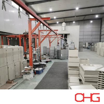 Equipamento de transporte aéreo monorel para revestimento em pó Partes de chapa de metal personalizadas Opções de personalização