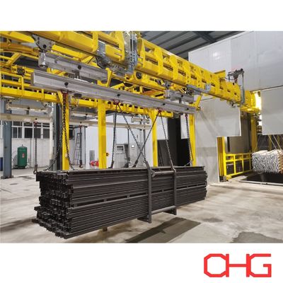 Linha de produção de pintura líquida com máquina de revestimento automática