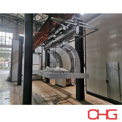 Equipamento de sistema transportador de forjamento e linha de pintura por spray líquido personalizada