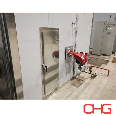 Unidade de controle PLC Personalização Partes estruturais de aço carbono máquina de revestimento Linha de pintura para molduras personalizadas