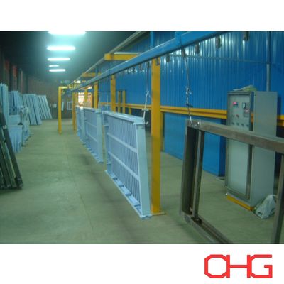 Pistola de pulverização eletrostática manual Linha de revestimento de pó personalizada para camas de hospital em substrato metálico