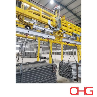 Bom preço Linha de pintura molhada de peças estruturais com controle PLC e sistema de transportador personalizado on-line