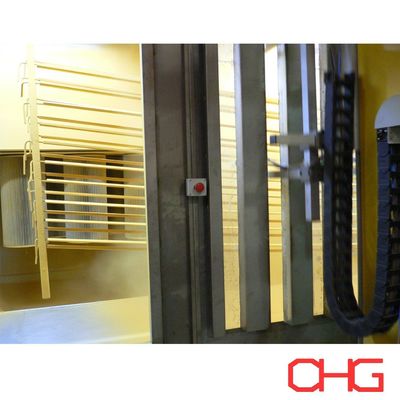 Linha de revestimento de pó personalizada com pistolas de pulverização eletrostática Dados técnicos e serviço pós-venda