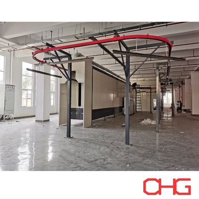 Linha de produção de revestimento em pó personalizado para placas acrílicas personalizada e unidade de controle PLC