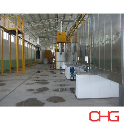 Compatibilidade industrial Sistema de pulverização de pré-tratamento de ampla gama para linha de produção de revestimentos industriais