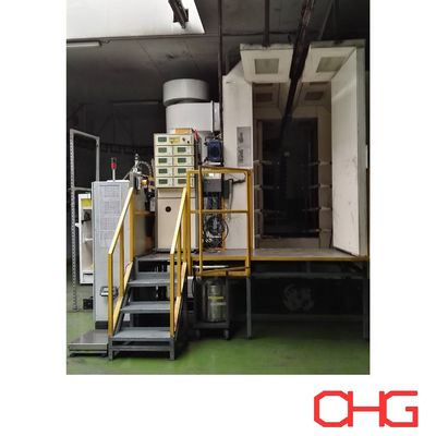 Estação de revestimento em pó de sistema de mudança rápida de cor para instalação de equipamento de serviço pós-venda e de guia