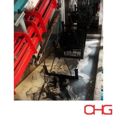 Equipamento de pré-tratamento de mergulho de controle PLC personalizado para linha de produção de revestimento em pó