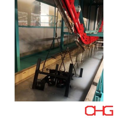 Linha Industrial de Pré-tratamento por Imersão Oferecendo Preparação de Superfície Através de Imersão Completa em Tanques de Limpeza e Químicos