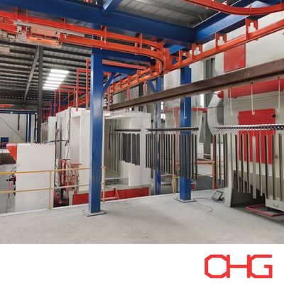 Bom preço Equipamento para Linha de Pintura Eletrostática a Pó com Perfis de Alumínio e Sistema de Transporte on-line