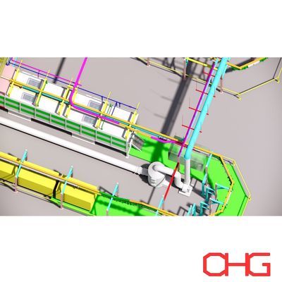 Bom preço Linha de pré-tratamento da unidade de controle PLC para eletroforese/revestimento eletroforético feita por equipamento de pulverização de hardware on-line