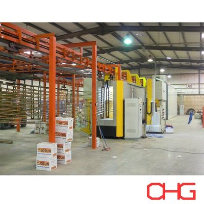 Cabine de pulverização de revestimento de aço inoxidável/PVC/aço carbono com unidade de controlo PLC