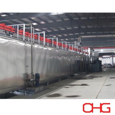 Linha de revestimento Equipamento de revestimento em pó com unidade de controlo PLC e sistema de recuperação de pó