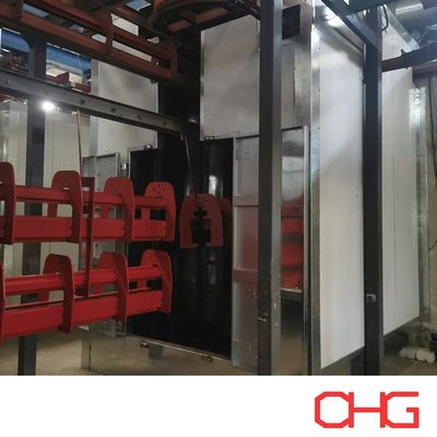 Linha de produção de revestimento em pó para pista transportadora Solução personalizável para suas necessidades de produção