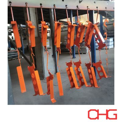 Equipamento de pulverização de hardware Linha de revestimento automático de pó superior na via transportadora