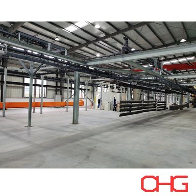 Linha de produção de revestimento em pó de substrato metálico para necessidades de revestimento personalizadas