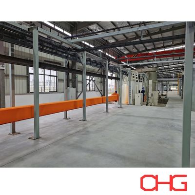 Bom preço Linha de Produção Profissional Automatizada de Revestimento a Pó Sistema de Pulverização de Pó inclui Forno de Revestimento a Pó on-line