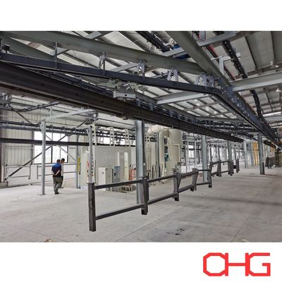 Linha de produção de revestimento de pó superior com unidade de controlo PLC