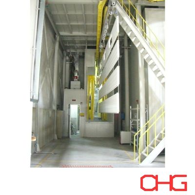 Equipamento de revestimento em pó do gabinete de controlo elétrico de ferro com método automático