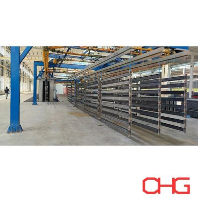 Bom preço Linha de Pintura a Pó Automática para Prateleiras Metálicas com Sistema de Transportador Livre e Forno de Cura on-line