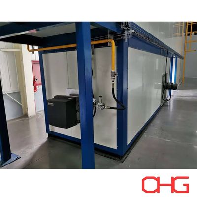Bom preço Linha de revestimento de pó de precisão Câmbio de calor Equipamento de pulverização eletrostática on-line