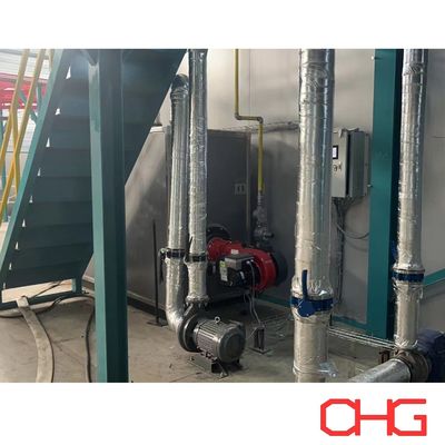 Bom preço Trocador de calor de petróleo/elétrico/gás para linha de produção de revestimento on-line