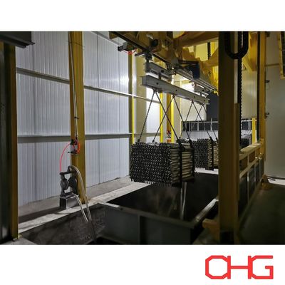 Automatic Method Type Coating Production Line for Carbon Steel Parts Professional Liquid Paint Line