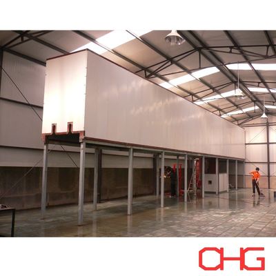 Bom preço Equipamento automático de pulverização de plástico, estilo ponte profissional, forno de polimerização de cura de pó com sistema de transportador on-line