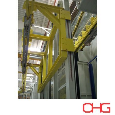 Máquina de elevação de revestimento em pó de controle PLC personalizável para linha de produção de revestimento