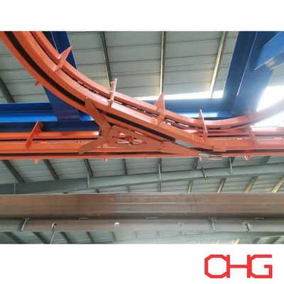 Sistema de Transportador Aéreo Power and Free dentro da Linha de Revestimento em Pó Dados Técnicos Personalizados