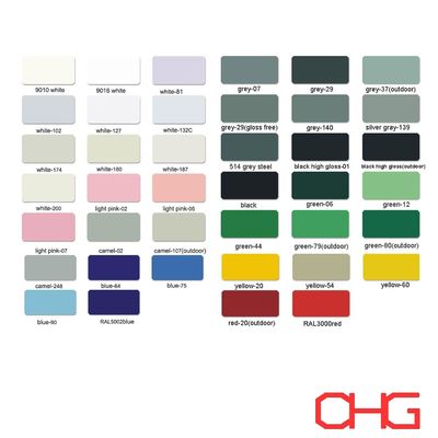 Polvo de revestimento de pó epoxi personalizado Opções de polvo de alto brilho semi-brilhante e não brilhante