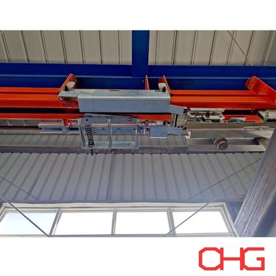 Sistema de transporte aéreo de potência máxima e livre para linha de produção automática de revestimento