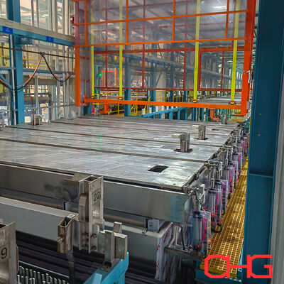 E Linha de revestimento Linha de produção contínua de anodização multi-tanque com sistema de transferência inteligente para operação estável